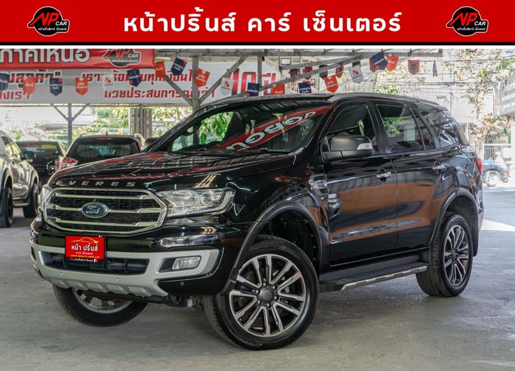 รถ Ford Everest 2.0 Titanium Plus สี ดำ