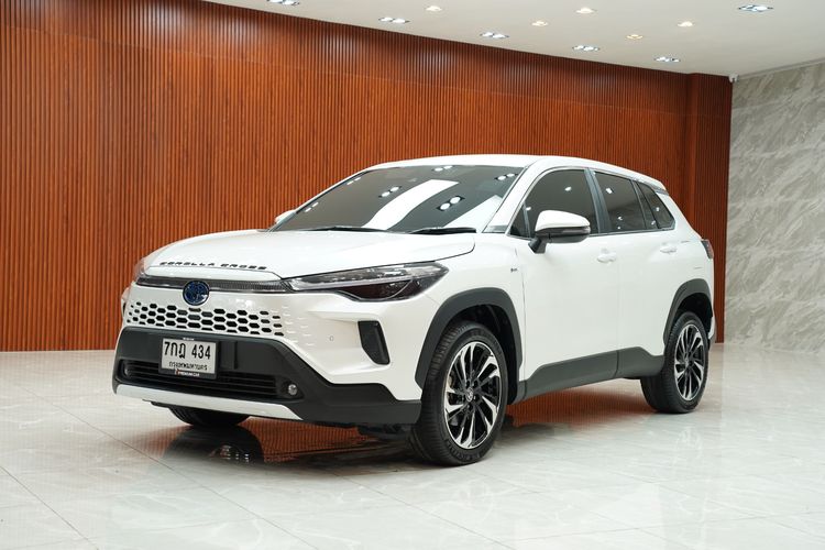 Toyota Corolla Cross 2024 1.8 HEV Premium Utility-car ปลั๊กอินไฮบริด (PHEV) เกียร์อัตโนมัติ ขาว รูปที่ 4