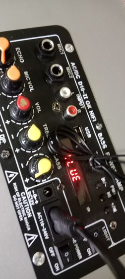 ตู้ลำโพงPIONEERขยายมีบรูทูส,FM,AUX,เสียบไมท์ร้องเพลงได้ รูปที่ 2