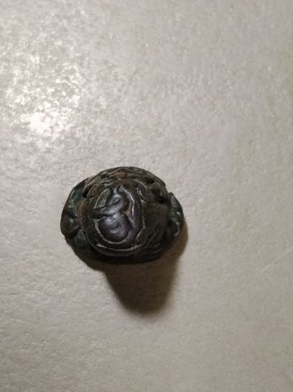 ปิดตาหลวงพ่อทับวัดทองเนื้อสำริด  รูปที่ 6