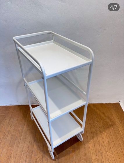 🔥IKEA SUNNERSTA  รถเข็นเหล็กวัสดุดีแข็งแรงน่าใช้แนะนำเลยค่ะสภาพโดยรวมยังดีมาก อาจมีร่องรอยการใช้งานเดิมมาบ้าง รูปที่ 4