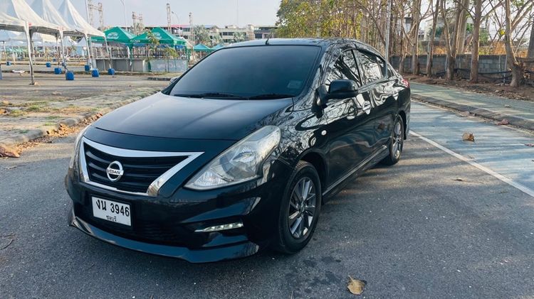 Nissan Almera 2018 1.2 E Sportech Sedan เบนซิน ไม่ติดแก๊ส เกียร์อัตโนมัติ ดำ รูปที่ 3
