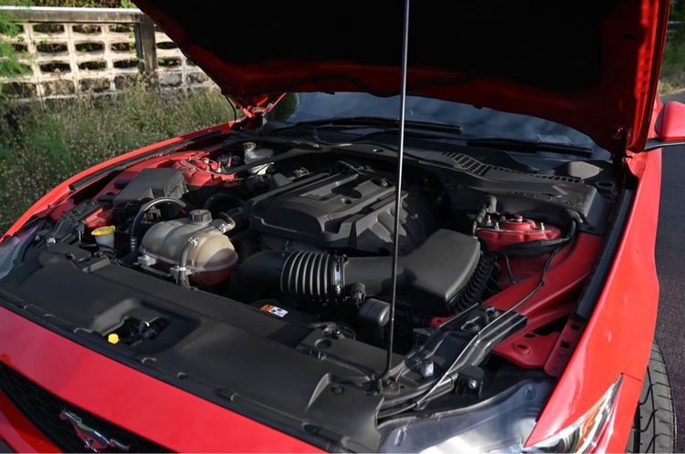 Ford Mustang 2017 2.3 Ecoboost เบนซิน เกียร์อัตโนมัติ แดง รูปที่ 2