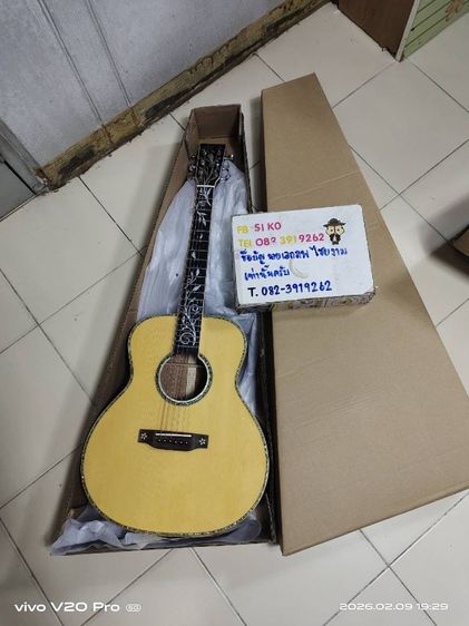 กีต้าร์โปร่ง All solid รูปที่ 9