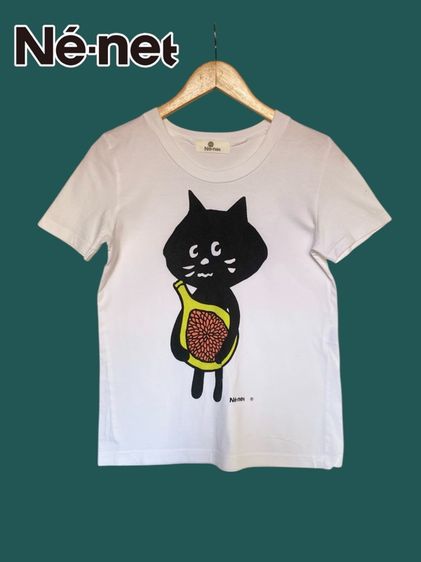 แขนสั้น ขาว เสื้อทีเชิ้ต อื่นๆ Né net แท้อก36“