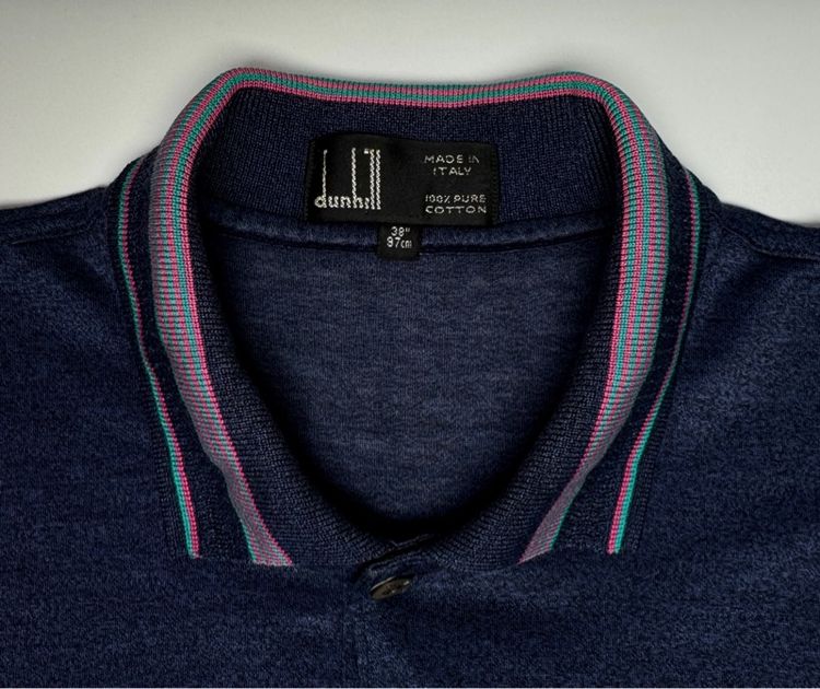 ⚠️MADE IN ITAL‼️เสื้อโปโล dunhill ของแท้ รุ่นใหม่ แบบสวย รูปที่ 6