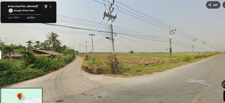 ขายด่วน ขายถูก ที่ดินสุพรรณบุรี 5.5 แสน