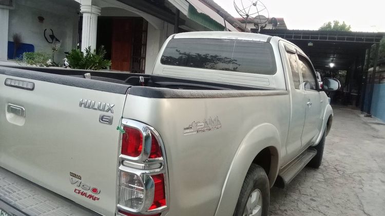 Toyota Hilux Vigo Champ 2014 Smart Cab 2.5 E VNT Prerunner Pickup ดีเซล เกียร์ธรรมดา เทา รูปที่ 2