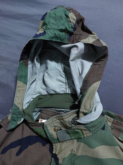 เสื้อลายพรางวู้ดแลนด์  Field Jacket M65 By John Ownber ขนาดตามป้าย Medium Short ผ้าสวยสียังเข้มอยู่ อุปกรณ์ครบทุกจุด  รูปที่ 14