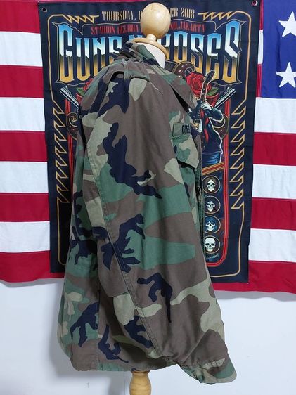 เสื้อลายพรางวู้ดแลนด์  Field Jacket M65 By John Ownber ขนาดตามป้าย Medium Short ผ้าสวยสียังเข้มอยู่ อุปกรณ์ครบทุกจุด  รูปที่ 8