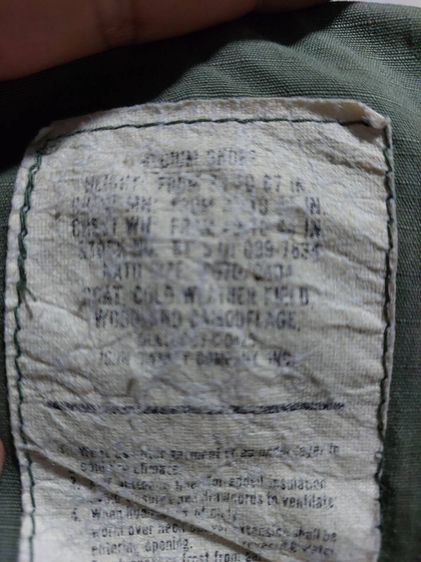เสื้อลายพรางวู้ดแลนด์  Field Jacket M65 By John Ownber ขนาดตามป้าย Medium Short ผ้าสวยสียังเข้มอยู่ อุปกรณ์ครบทุกจุด  รูปที่ 13