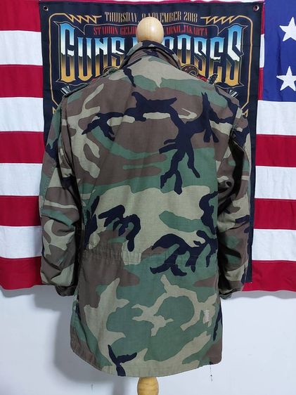เสื้อลายพรางวู้ดแลนด์  Field Jacket M65 By John Ownber ขนาดตามป้าย Medium Short ผ้าสวยสียังเข้มอยู่ อุปกรณ์ครบทุกจุด  รูปที่ 6