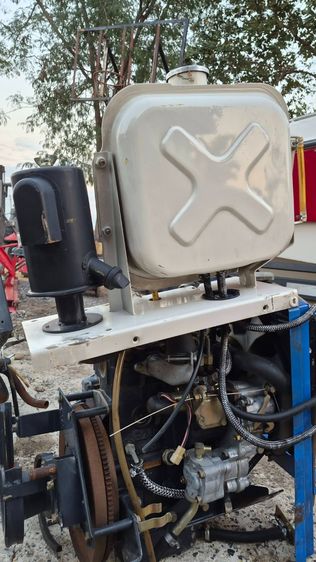 เครื่องยนต์ ISEKI ดีเซล 2สูบ อุปกรณ์ครบๆ สวยๆ จากญี่ปุ่น 🎏หม้อน้ำ ถังน้ำมัน ไดชาร์จ ไดสตาร์ท กรองอากาศ ปั๊มไฮดรอลิค มูเล่ ครบชุด ใช้งานได้ห รูปที่ 2