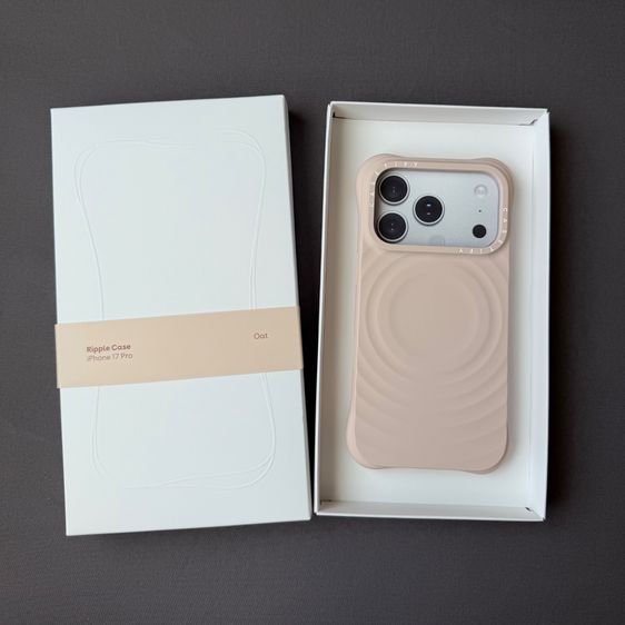 Casetify Ripple Case 17pro สี Oat 
