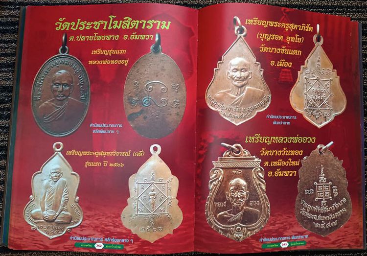 หนังสือพระยอดนิยม ลุ่มแม่น้ำแม่กลอง จัดทำโดย นิตยสารมรดกพระเครื่อง พิมพ์ครั้งที่ ๓ จัดพิมพ์ ๒๐๐๐ เล่ม สุดยอดหนังสือข้อมูลเก่า จัดพิมพ์ ปี ๒๕ รูปที่ 5