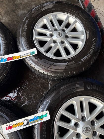 ล้อแม็กแท้ขอบ17 TOYOTA พร้อมยางป้ายแดงปี25 รูปที่ 9