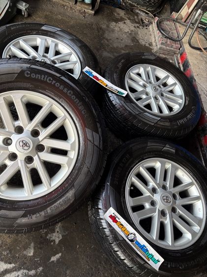 ล้อแม็กแท้ขอบ17 TOYOTA พร้อมยางป้ายแดงปี25 รูปที่ 11