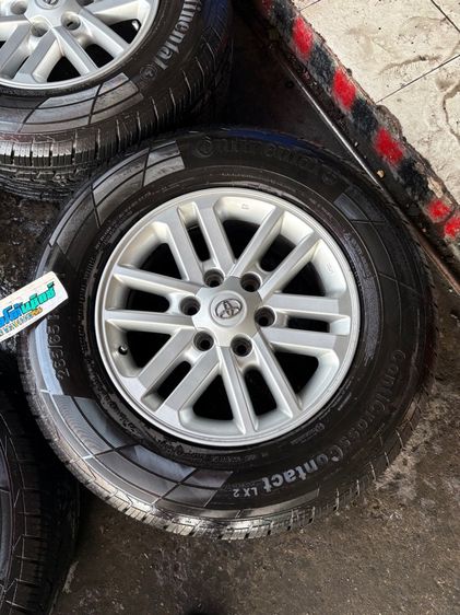 ล้อแม็กแท้ขอบ17 TOYOTA พร้อมยางป้ายแดงปี25 รูปที่ 7