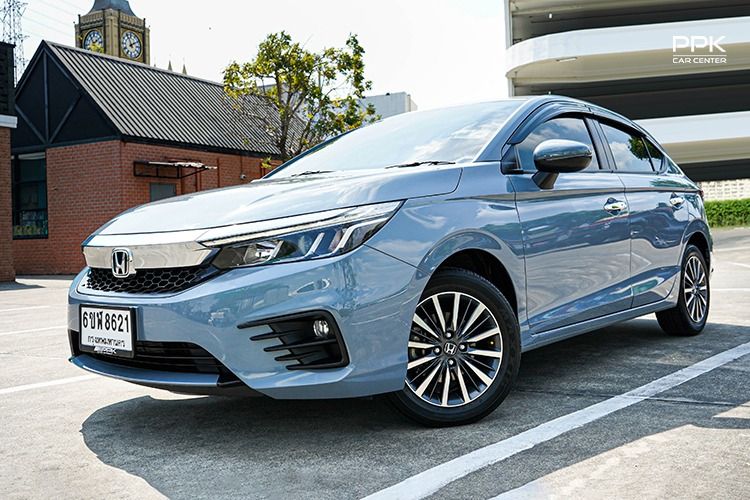 Honda City 2023 1.0 SV Sedan เบนซิน ไม่ติดแก๊ส เกียร์อัตโนมัติ ฟ้า