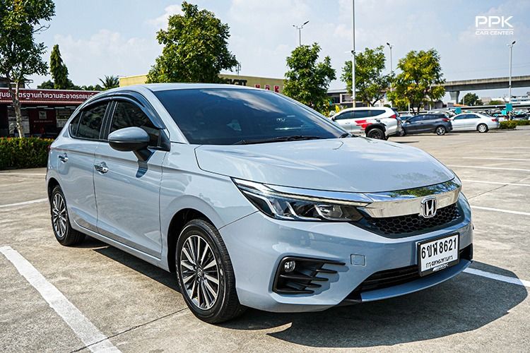 Honda City 2023 1.0 SV Sedan เบนซิน ไม่ติดแก๊ส เกียร์อัตโนมัติ ฟ้า รูปที่ 3