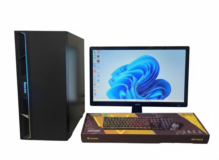 Intel ใช่ HDMI วินโดว์ 8 กิกะไบต์ 🖥️ คอมพิวเตอร์ชุด CORE i3 Gen10 10100 MSI H510M PRO VGA RX 550 4GB RAM DDR4 12GB SSD M.2 250GB HDD 1TB