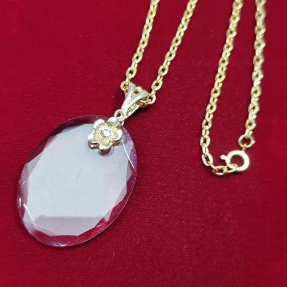 🔖สร้อยพร้อมจี้แว่นขยาย สีทองสด ของจริงสวยมาก งานจากญี่ปุ่น รูปที่ 3