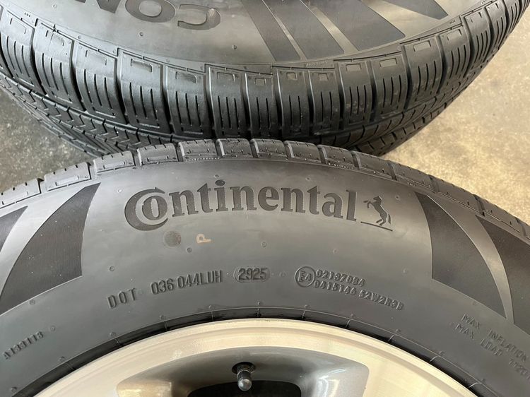 ✨ล้อแม็ก✨Toyota Fortuner ก้านใหญ่ ขอบ 17 เทาหน้าเงา พร้อมยางป้ายแดง 265-65-17 Continental💥ปี 25💥 รูปที่ 6