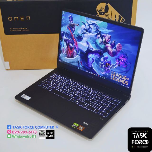 (RTX 5060)HP OMEN 16-AP0159AX - SHADOW BLACK รูปที่ 2