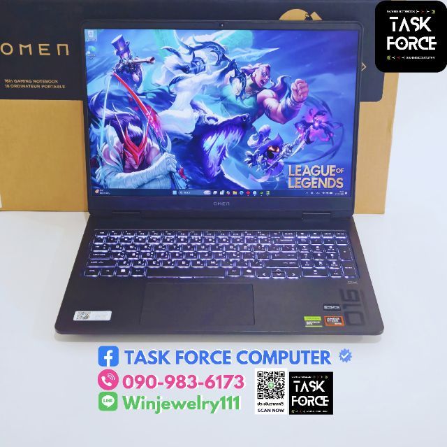 (RTX 5060)HP OMEN 16-AP0159AX - SHADOW BLACK รูปที่ 3