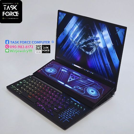 Republic Of Gamers (ROG Gaming) ใช่ อื่นๆ วินโดว์ อื่นๆ (RTX4090) ASUS ROG ZEPHYRUS DUO 16 GX650PY-NM032WS