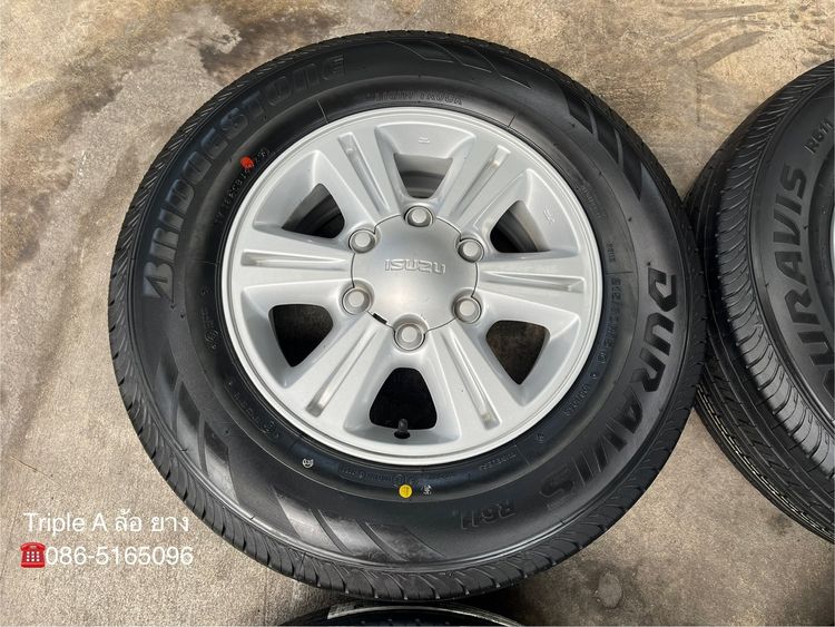 ✨ล้อแม็ก✨ISUZU D-Max Blue Power ขอบ 15 พร้อมยางใหม่💯215-70-15 Bridgestone💥ปลายปี 25💥 รูปที่ 4