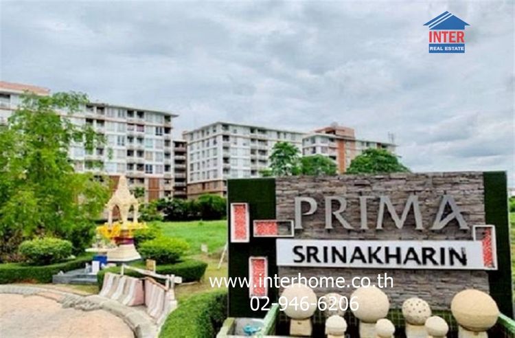 คอนโดมิเนียม 40.22 ตร.ม. พรีม่า ศรีนครินทร์ ติดรถไฟฟ้าสายสีเหลือง ถนนศรีนครินทร์ ถนนอ่อนนุช เขตสวนหลวง กรุงเทพมหานคร