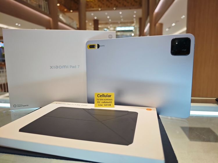 256 GB (ติดจอง)Xiaomi Pad7 256GB WiFi เพิ่งใช้2วัน พร้อมเคสแท้ ประกันศูนย์ไทยปีกว่า ครบกล่อง