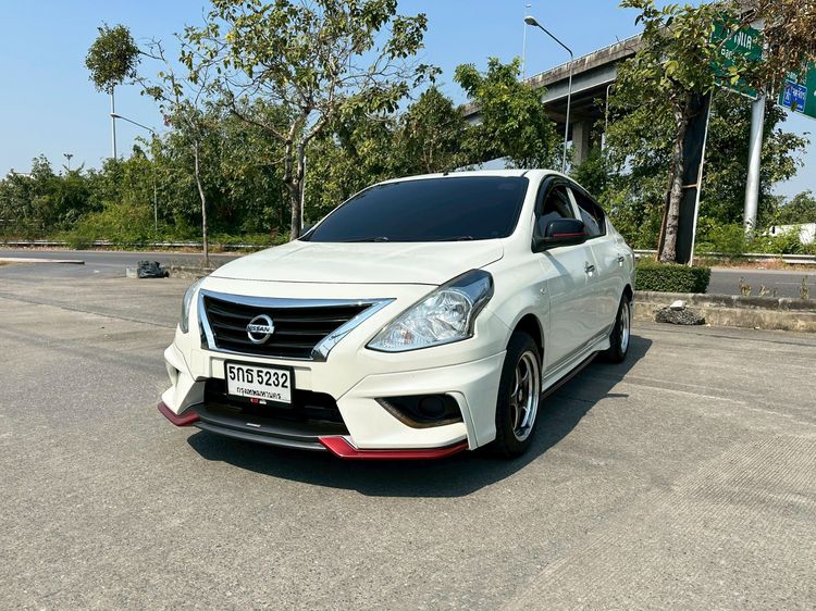 Nissan Almera 2016 1.2 EL Sedan เบนซิน ไม่ติดแก๊ส เกียร์อัตโนมัติ ขาว รูปที่ 2