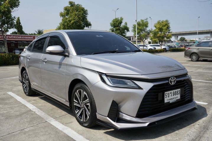 Toyota Yaris ATIV 2024 1.2 Smart Sedan เบนซิน ไม่ติดแก๊ส เกียร์อัตโนมัติ เทา