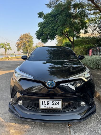 Toyota C-HR 2021 1.8 Hybrid Hi ไฮบริด เกียร์อัตโนมัติ ดำ รูปที่ 4