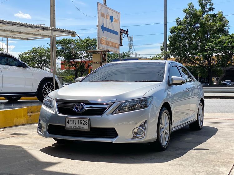 Toyota Camry 2013 2.5 HV Premium Sedan ไฮบริด ไม่ติดแก๊ส เกียร์อัตโนมัติ บรอนซ์เงิน รูปที่ 4