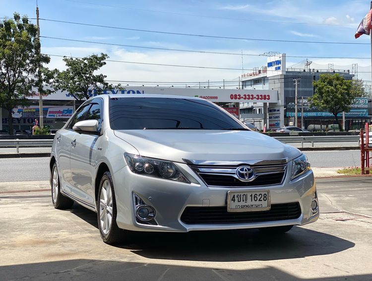 Toyota Camry 2013 2.5 HV Premium Sedan ไฮบริด ไม่ติดแก๊ส เกียร์อัตโนมัติ บรอนซ์เงิน