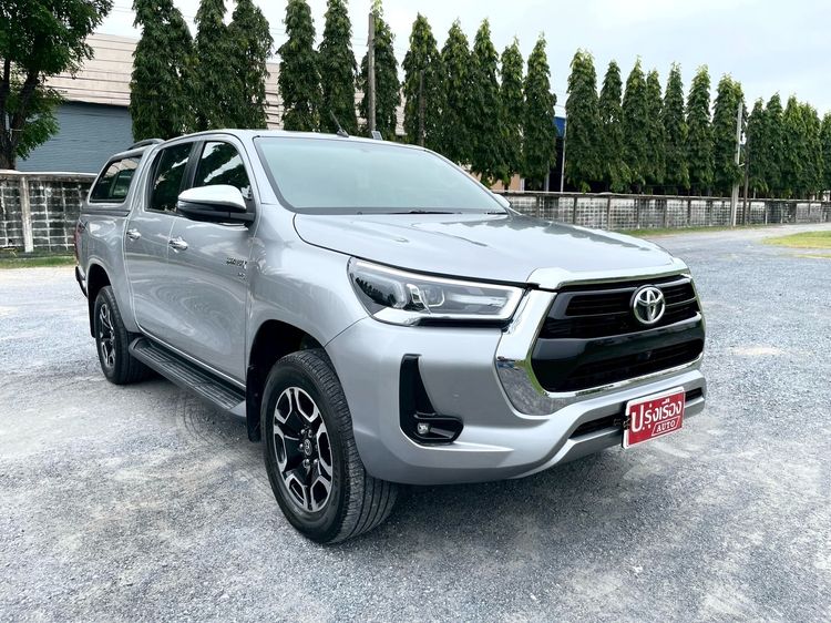 Toyota Hilux Revo 2021 Double Cab 2.8 High 4WD Pickup ดีเซล ไม่ติดแก๊ส เกียร์อัตโนมัติ เทา รูปที่ 3