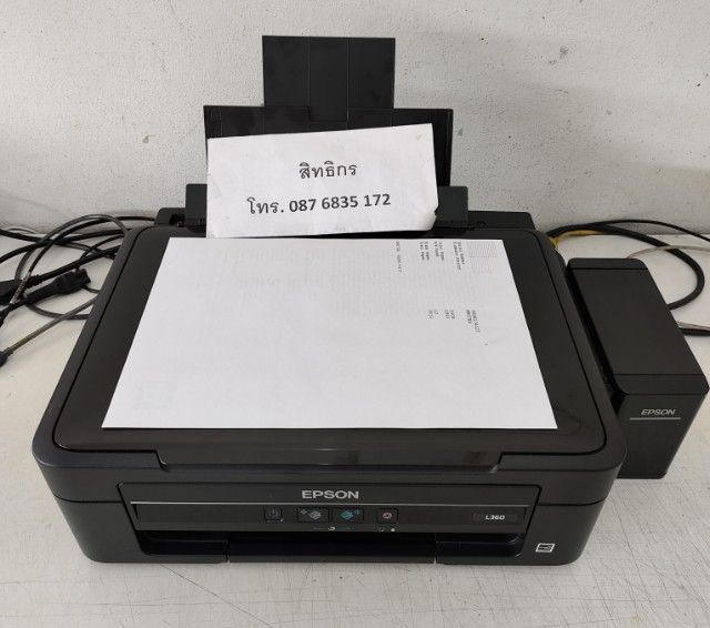พริ้นเตอร์อิงค์แท้งค์ ปริ้นเตอร์ Epson L360 มือสอง แท้งค์โรงงาน
