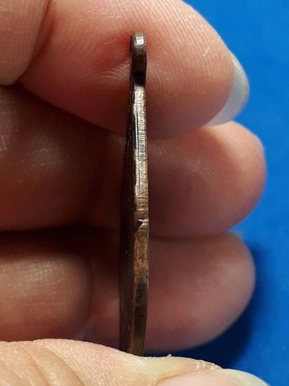 เหรียญหลวงพ่อช้าง วัดเขียนเขต จ.ปทุมธานี รุ่นแรก ปี2473 เนื้อทองแดงสภาพยังสวย รูปที่ 3