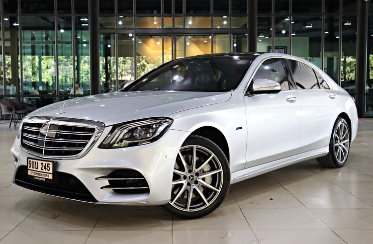 Mercedes-Benz S-Class 2021 S560 Sedan ปลั๊กอินไฮบริด (PHEV) ไม่ติดแก๊ส เกียร์อัตโนมัติ บรอนซ์เงิน