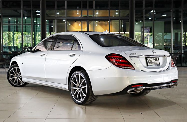 Mercedes-Benz S-Class 2021 S560 Sedan ปลั๊กอินไฮบริด (PHEV) ไม่ติดแก๊ส เกียร์อัตโนมัติ บรอนซ์เงิน รูปที่ 4