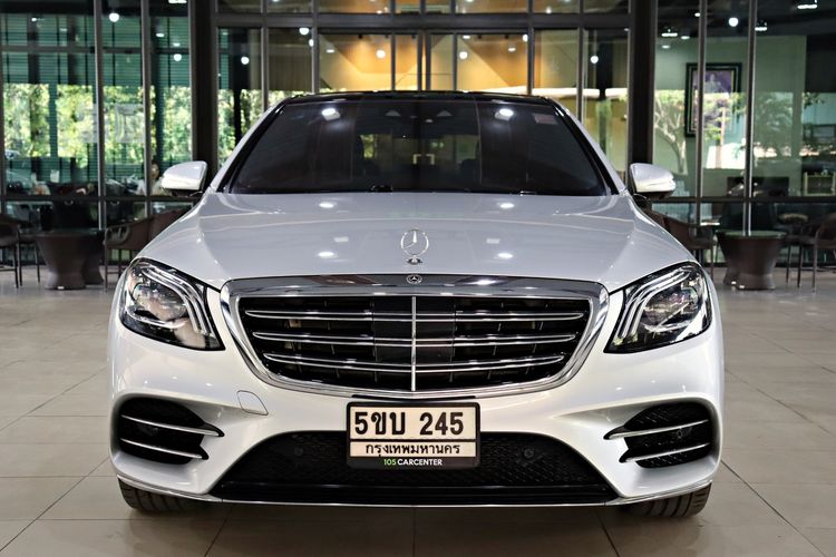 Mercedes-Benz S-Class 2021 S560 Sedan ปลั๊กอินไฮบริด (PHEV) ไม่ติดแก๊ส เกียร์อัตโนมัติ บรอนซ์เงิน รูปที่ 2