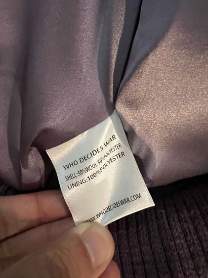 jacket vanson supreme กับ who decides war อก49-52 รูปที่ 10