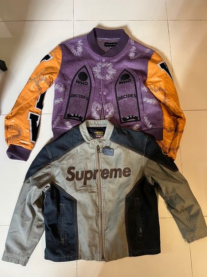 jacket vanson supreme กับ who decides war อก49-52