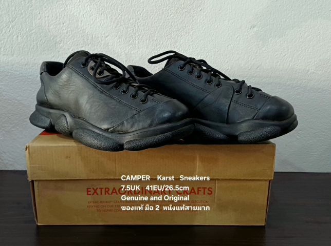 CAMPER Karst Sneakers, Unisex 41EU(26.5cm) Original ของแท้ มือ 2 สภาพแทบไม่ต่างจากมือ 1, รองเท้า CAMPER หนังแท้ พื้นเต็ม ใหม่กริ๊บ สวยมาก รูปที่ 4
