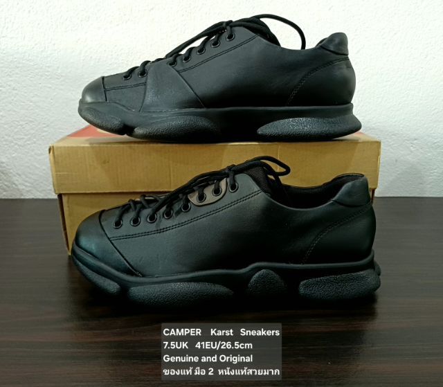 CAMPER Karst Sneakers, Unisex 41EU(26.5cm) Original ของแท้ มือ 2 สภาพแทบไม่ต่างจากมือ 1, รองเท้า CAMPER หนังแท้ พื้นเต็ม ใหม่กริ๊บ สวยมาก รูปที่ 15