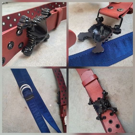 เข็มขัด Oakley 2เส้น วินเทจ ของแท้ สภาพสวย