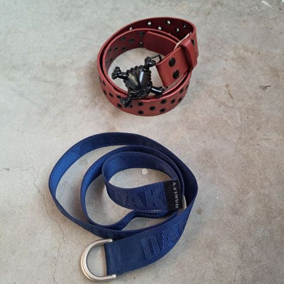 เข็มขัด Oakley 2เส้น วินเทจ ของแท้ สภาพสวย รูปที่ 2